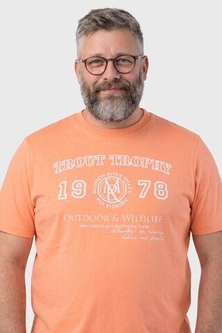 Men Plus Shirt in Orange