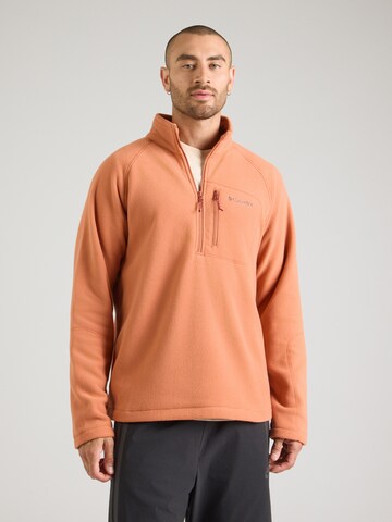 COLUMBIA Sporttrui 'Fast Trek' in Bruin: voorkant