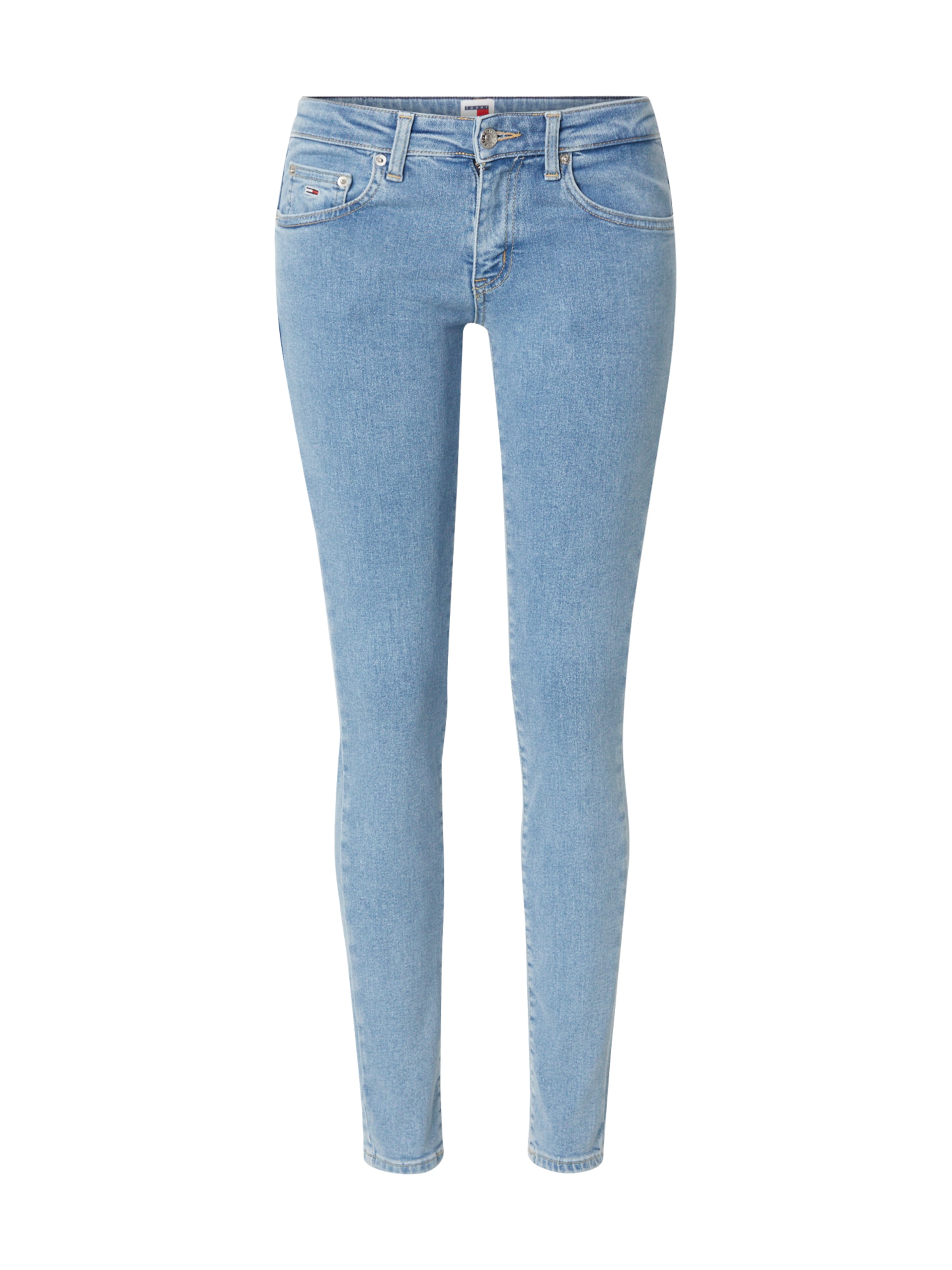 Tommy Jeans Skinny Jeans in Blue: front
