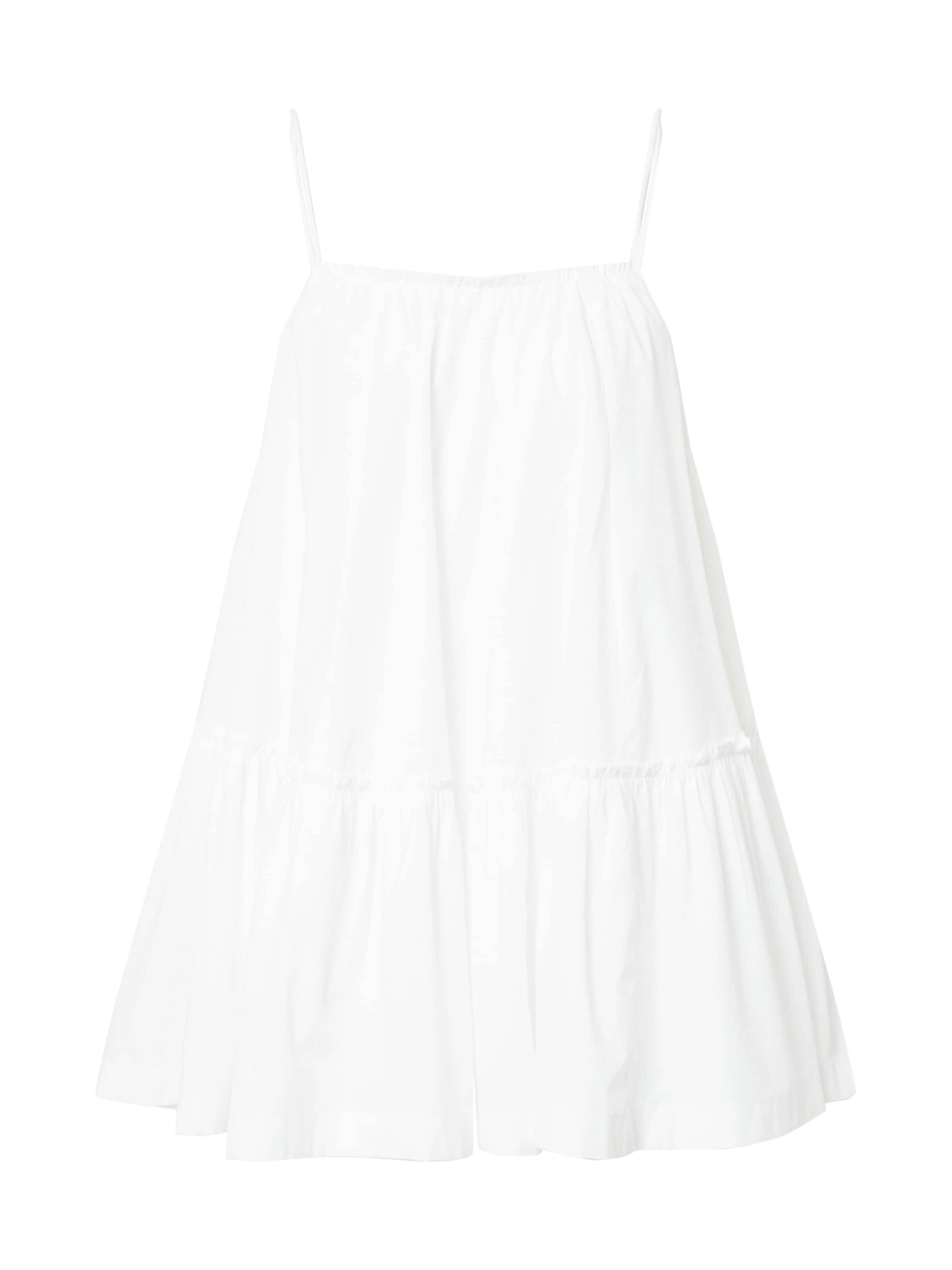 Abercrombie & Fitch Suvekleit, värv valge: eest vaates