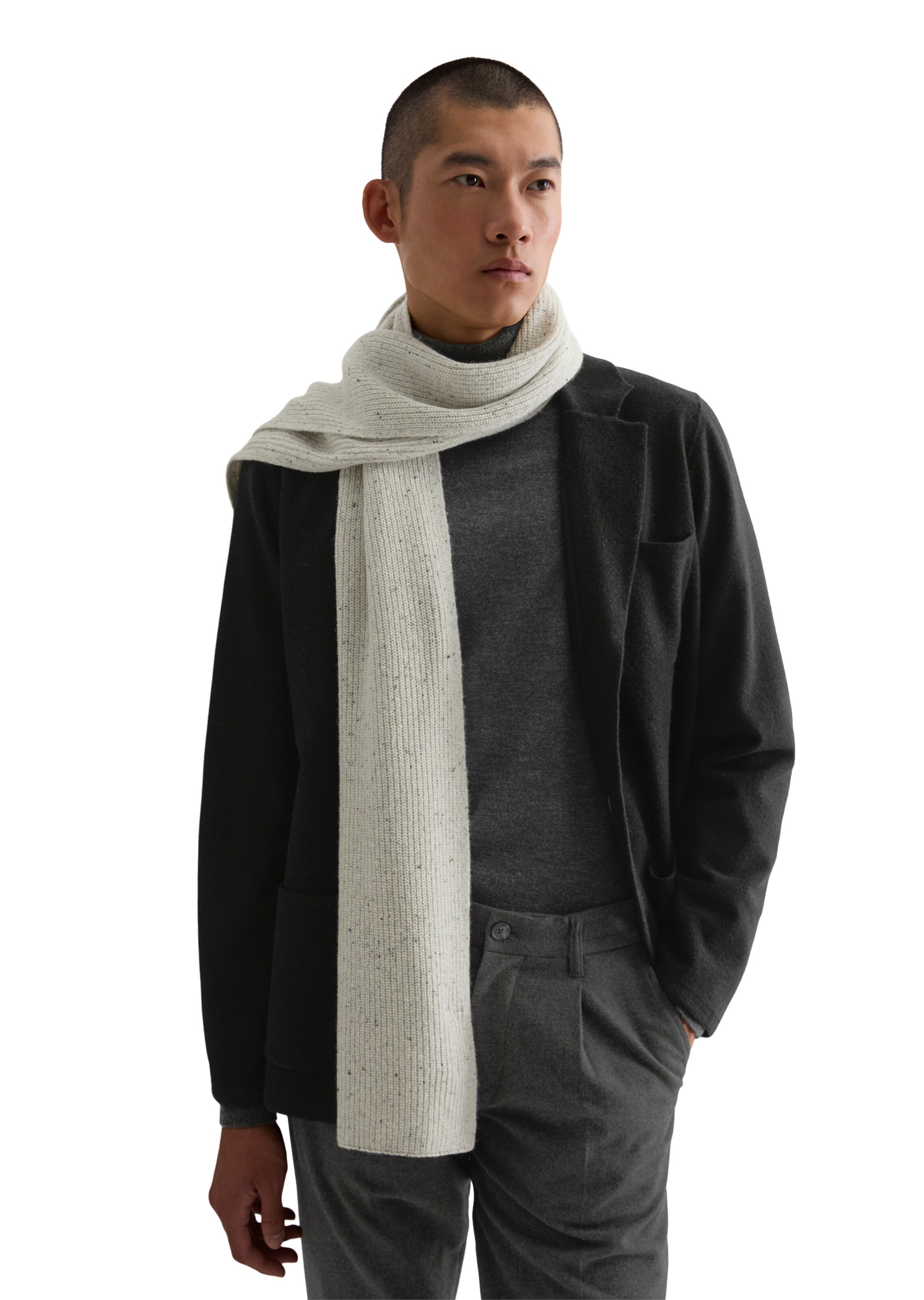 Marc O'Polo Schal in Weiß: Vorderseite