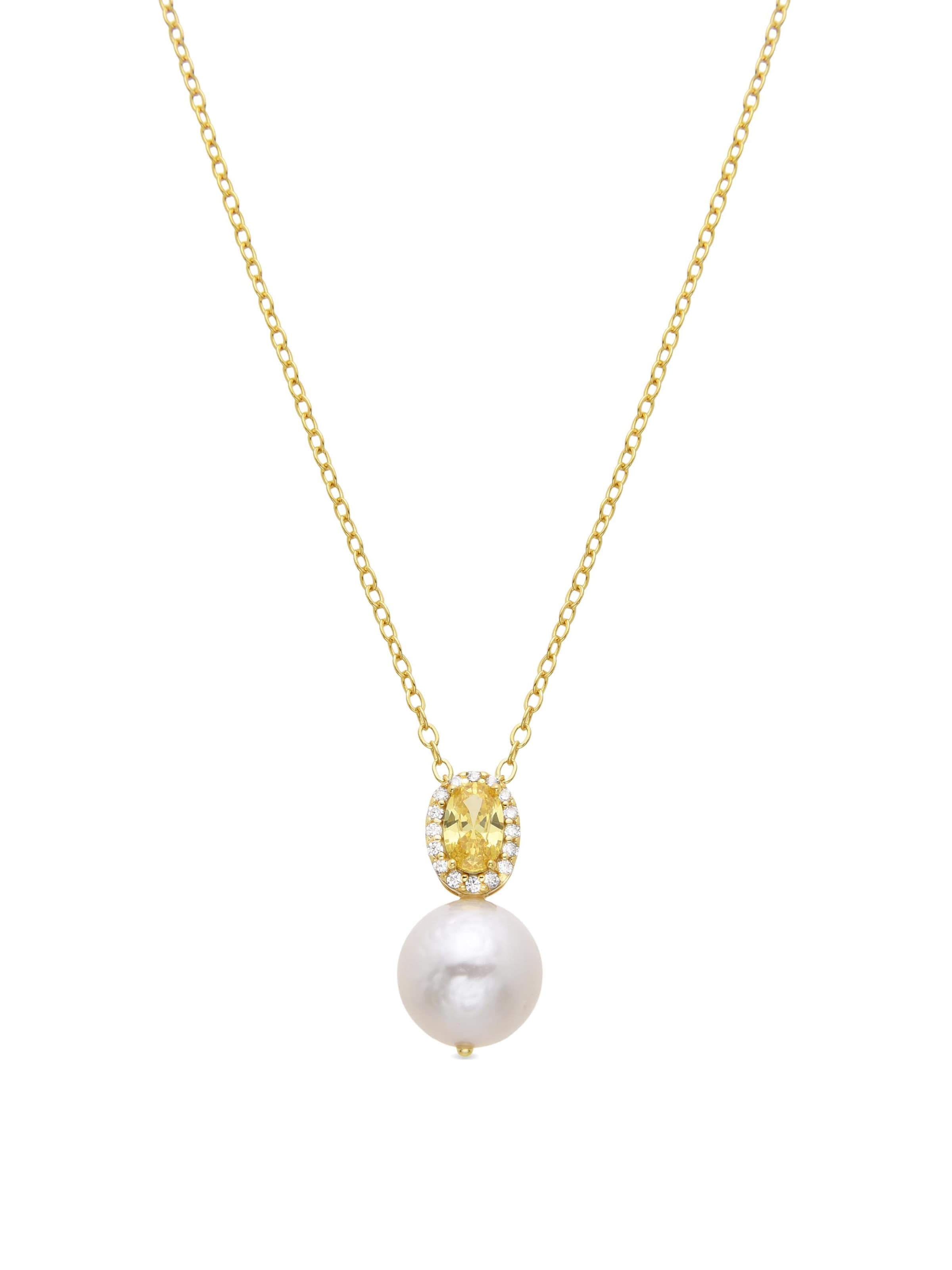Collana 'Ihri' di Luxenter in giallo: frontale