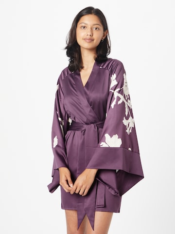 Hunkemöller Dressing Gown 'Isla' in Purple: front