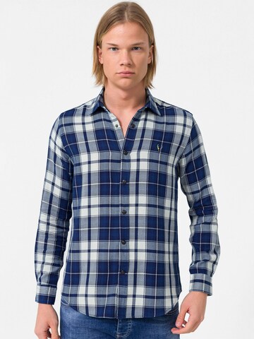 By Diess Collection Средняя посадка Рубашка в Синий: спереди
