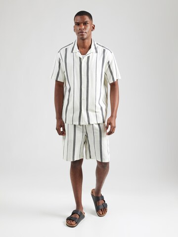 Only & Sons Свободный крой Костюм 'ONSTINUS STEPAN' в Белый: спереди