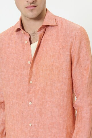 Matinique Regular fit Overhemd 'Marc' in Oranje