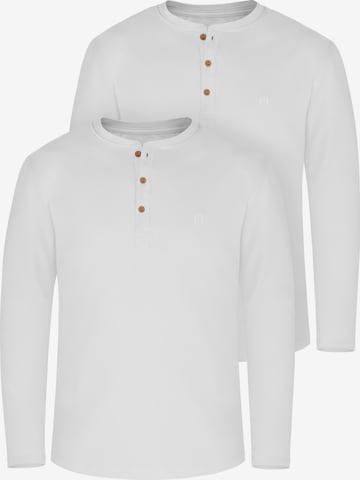 T-Shirt 'Neuville' normani en blanc : devant