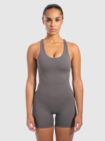 Smilodox Jumpsuit ' Aleyna ' in Grey: front