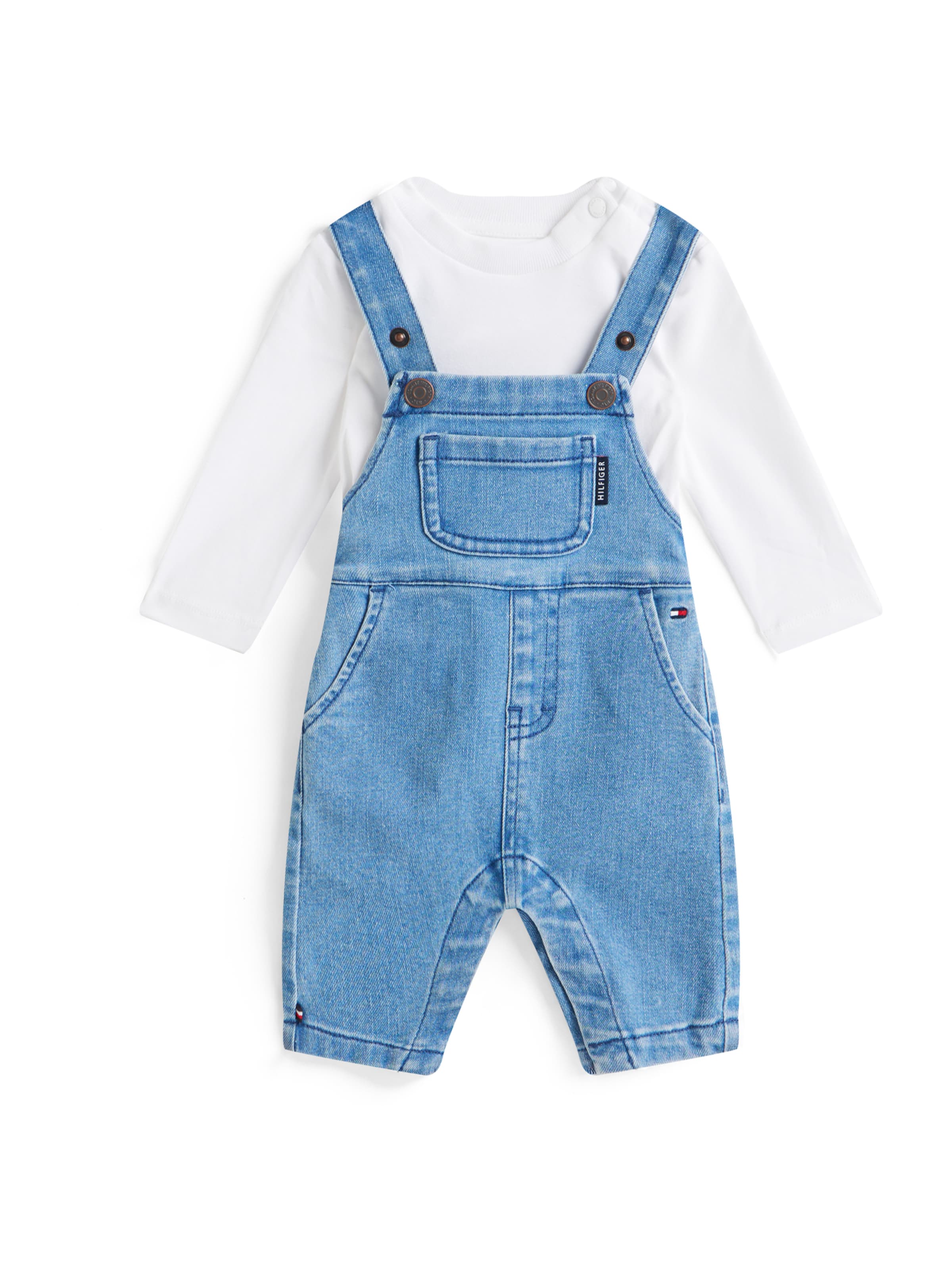 Regular Salopette TOMMY HILFIGER en bleu : devant