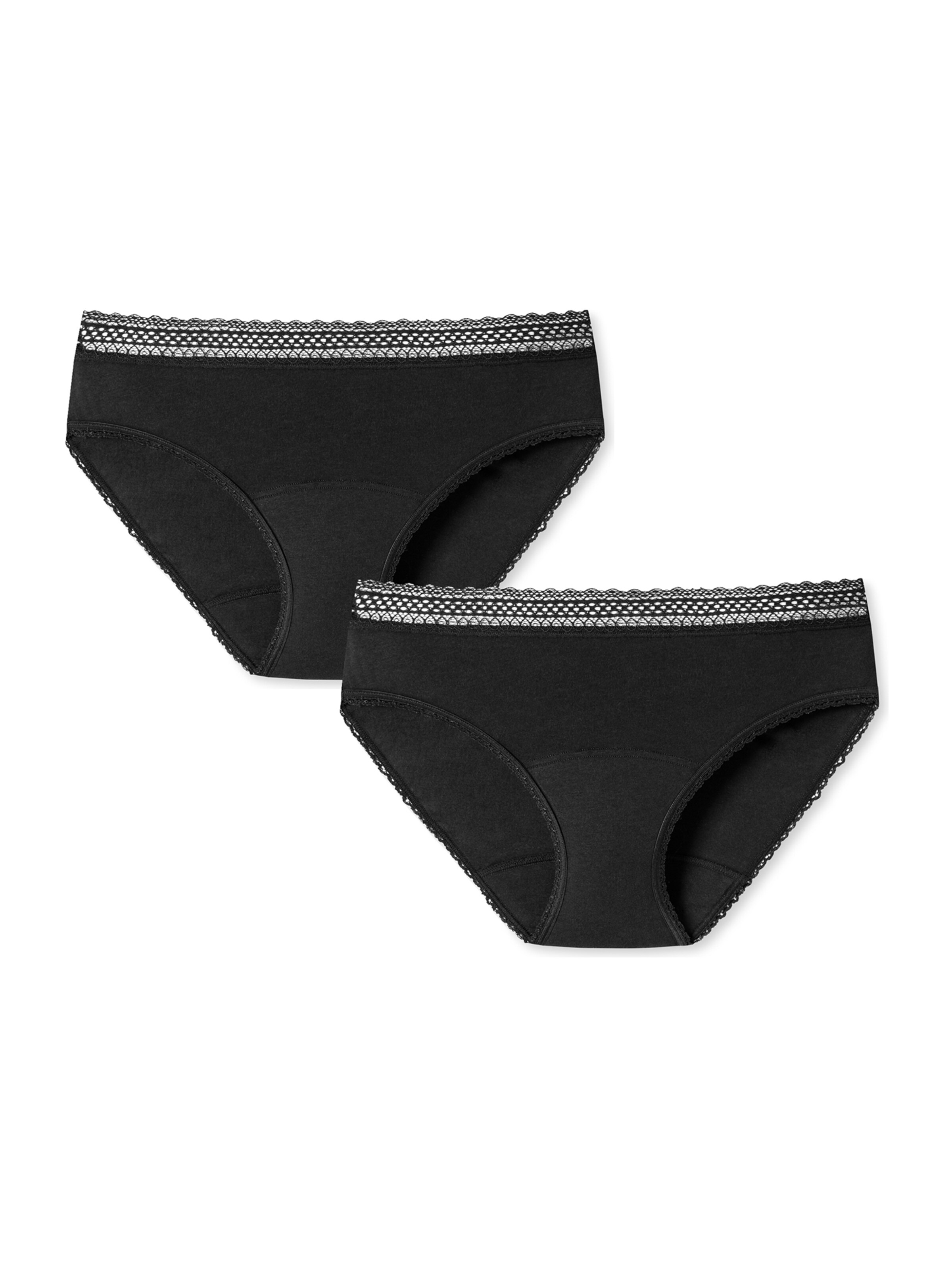 SCHIESSER Slip in Schwarz: Vorderseite