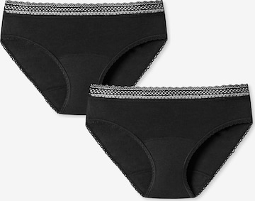 SCHIESSER Slip in Schwarz: Vorderseite