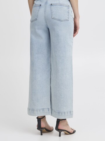 ICHI Loosefit Jeans 'IHarmios' in Blauw