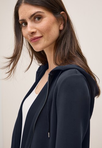 CECIL Zip-Up Hoodie in Blue