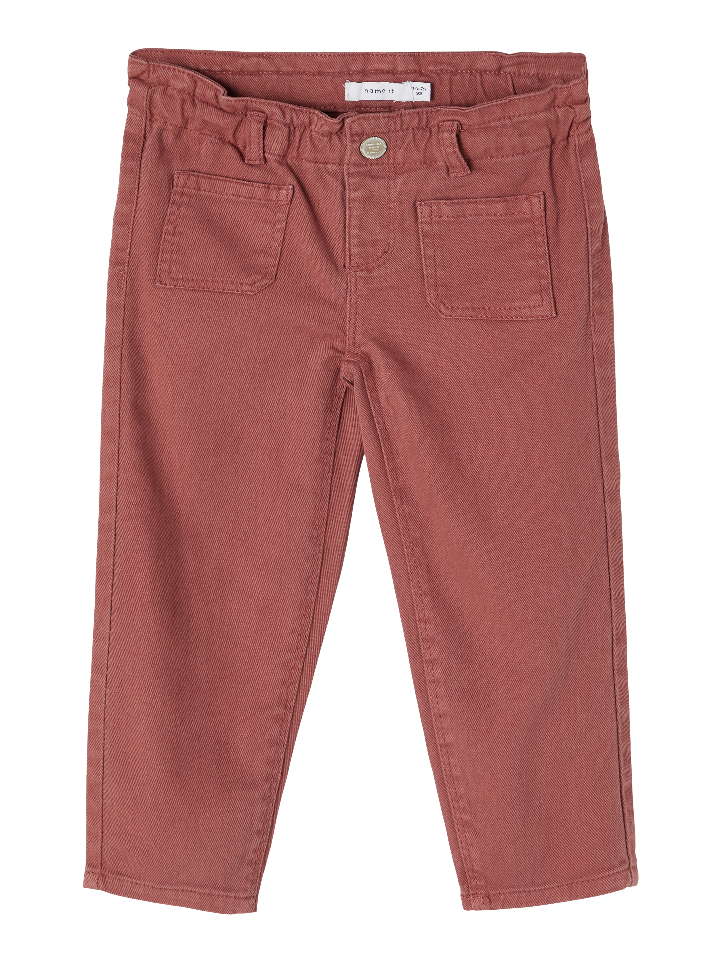 Bimba Bambina (taglie 92-140) NAME IT Pantaloni Bella in Rosso Pastello 