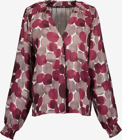 Palaidinė iš BLUE SEVEN, spalva – šokolado spalva / vyno raudona spalva / balta, Prekių apžvalga