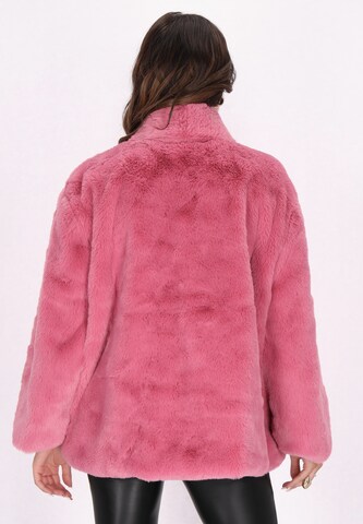 faina Wintermantel in Roze