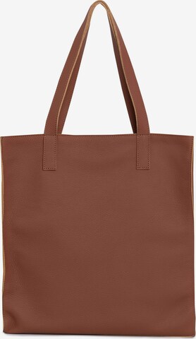 Cabas KALITE look en marron : devant