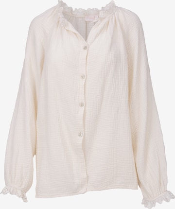 Chemisier 'Cloe' Seasons of April en beige : devant