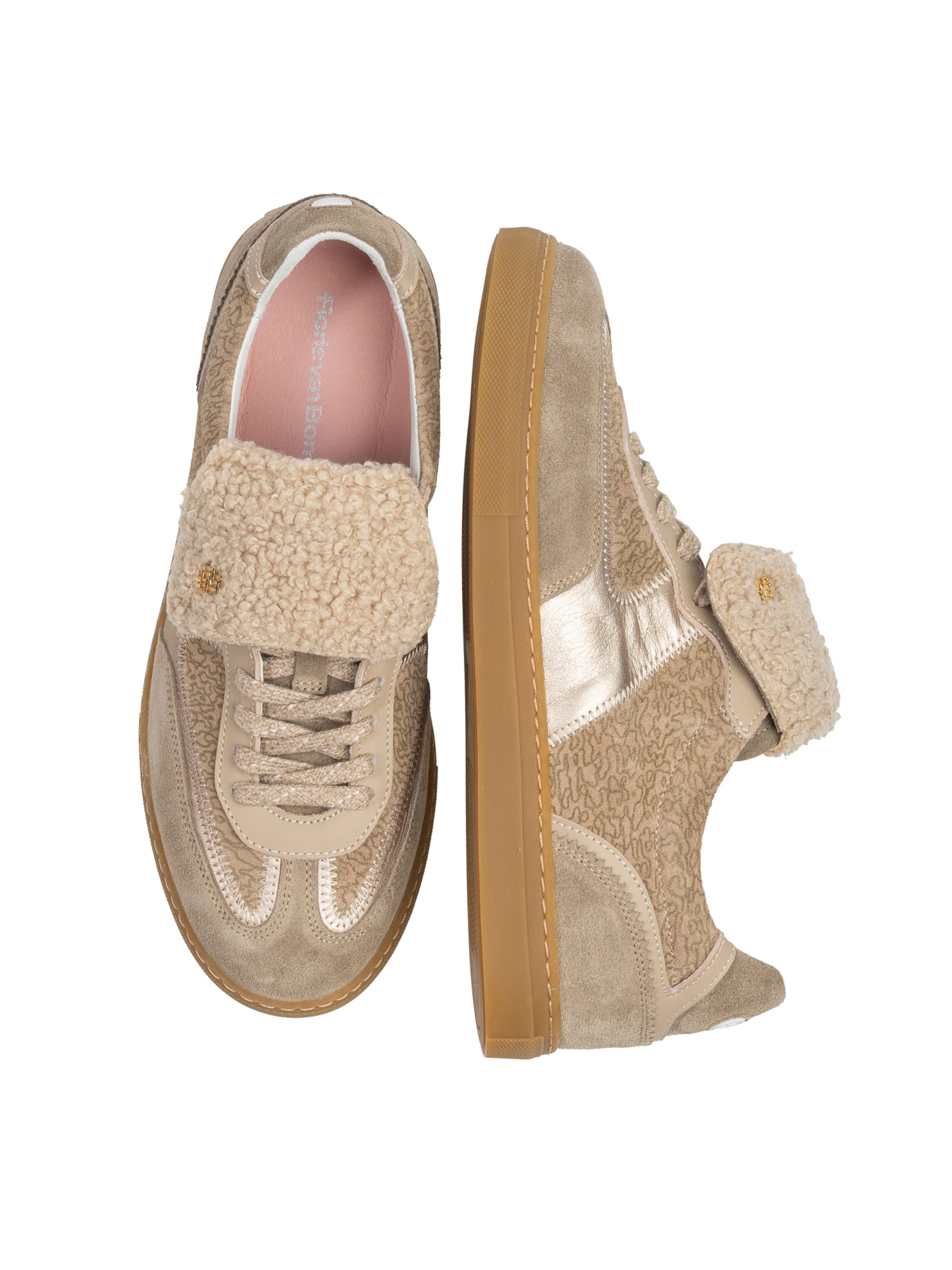 Floris van Bommel Sneakers laag 'Minni 07' in Beige