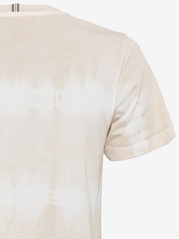 CAMEL ACTIVE Kurzarm T-Shirt mit Batikmuster in Beige