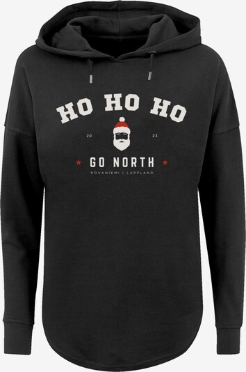 F4NT4STIC Sweatshirt 'Ho Ho Ho Santa Claus Weihnachten' in Red / Black / White, Item view