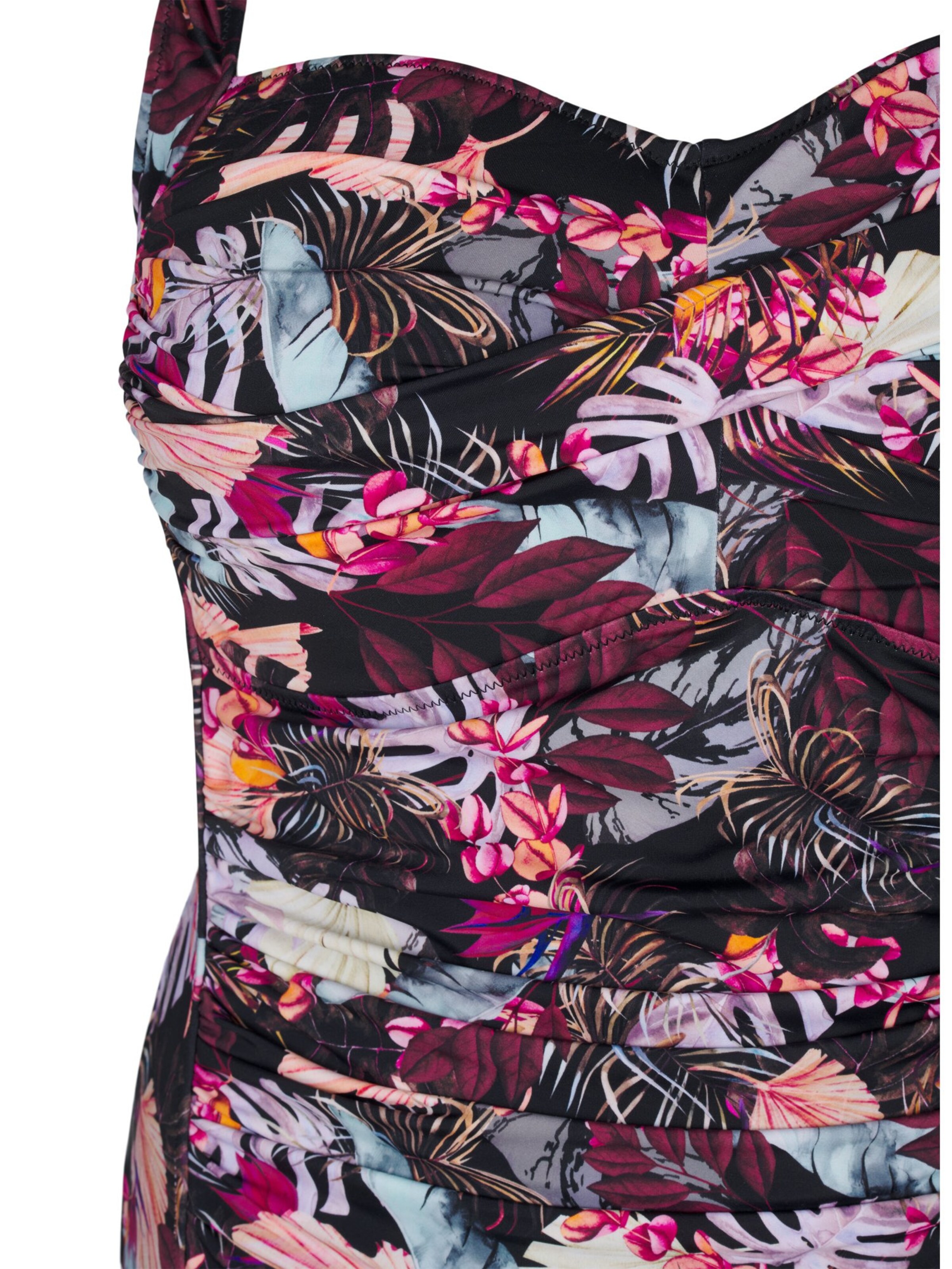 melns Swim by Zizzi Bezvīļu Peldkostīms 'Casdenia'