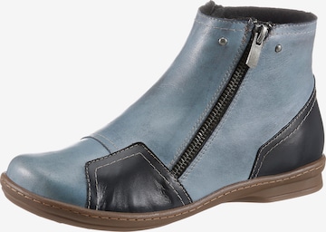 Gemini Booties in Blue: front