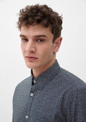 Coupe slim Chemise s.Oliver en bleu