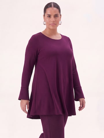 YOEK Tuniek in Lila: voorkant