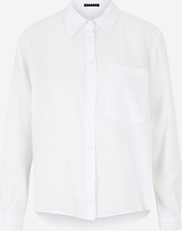 Bluză de la Sisley pe alb: față