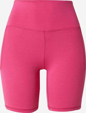 UNDER ARMOUR Skinny Sports trousers 'Meridian' in Pink: front