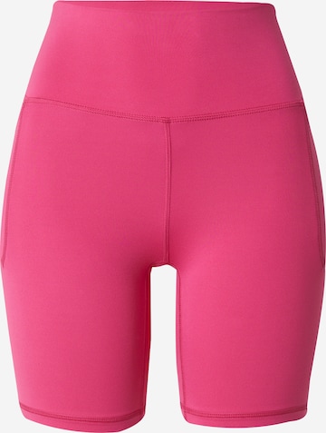 UNDER ARMOUR - Skinny Calças de desporto 'Meridian' em rosa: frente