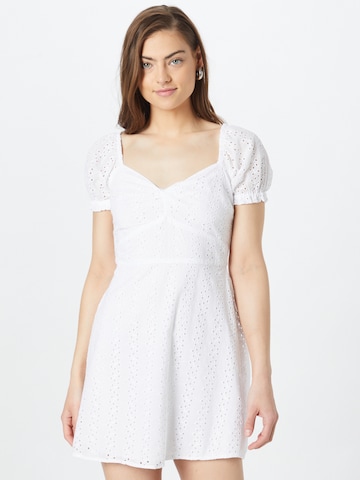 Robe HOLLISTER en blanc : devant