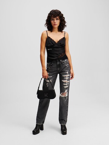 KARL LAGERFELD JEANS Regular Jeans in Zwart