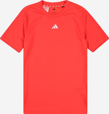 T-Shirt fonctionnel 'ES' ADIDAS SPORTSWEAR en rouge : devant