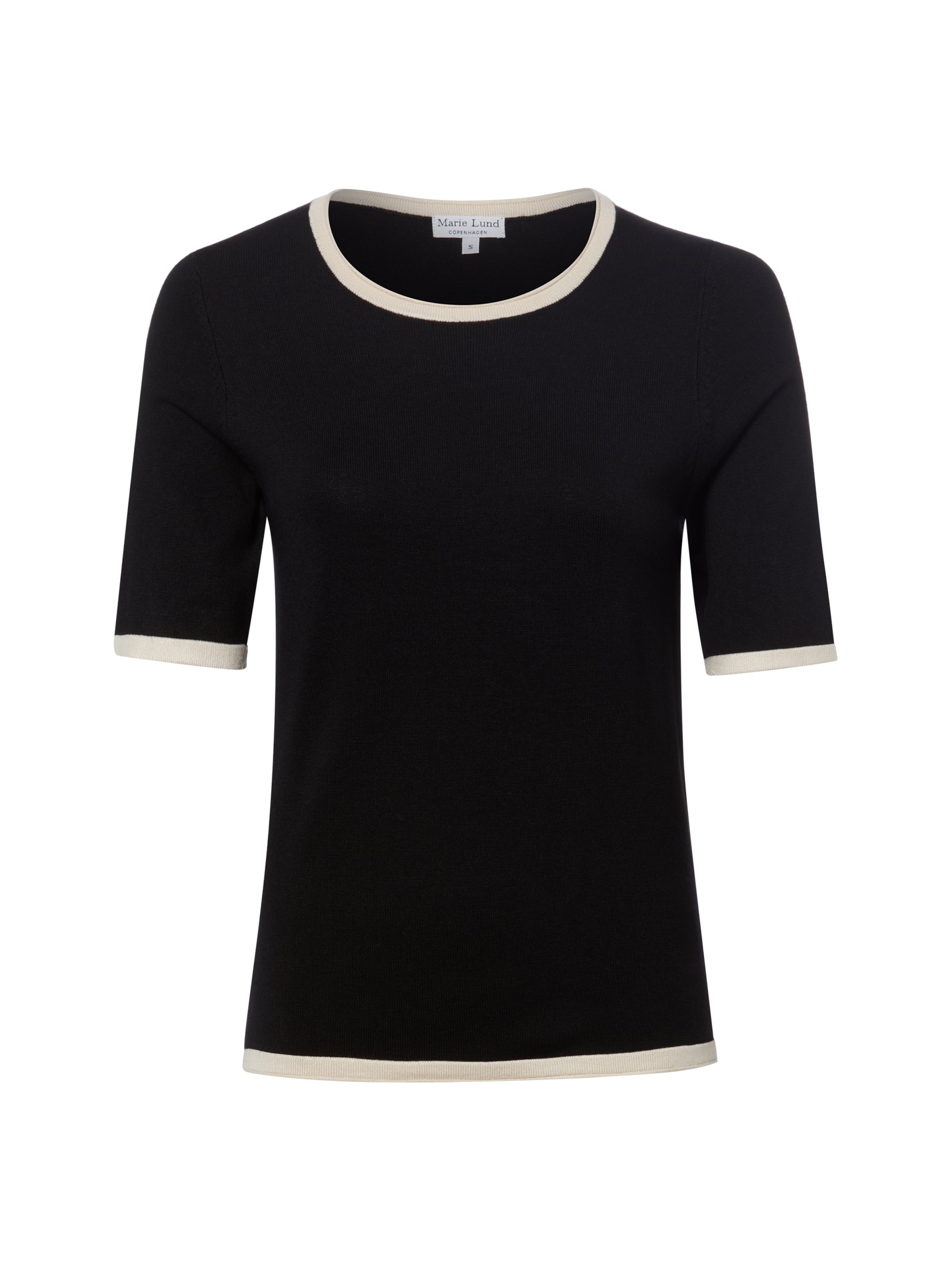 Pull-over Franco Callegari en noir : devant