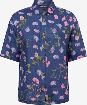 Franco Callegari Blouse in Blauw: voorkant