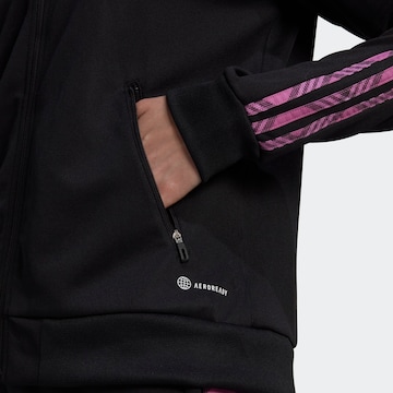 ADIDAS SPORTSWEAR Athletic Zip-Up Hoodie 'Tiro' in Purple