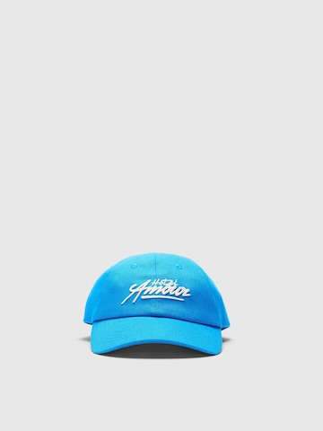 Casquette SELECTED en bleu : devant