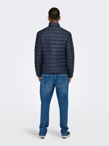 Only & Sons Between-Season Jacket 'ONSGAVIN' in Blue