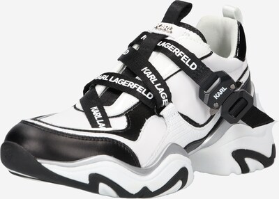 Karl Lagerfeld Låg sneaker 'GEMINI' i svart / vit, Produktvy