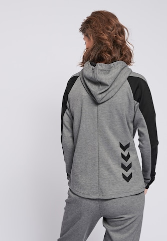 Hummel Athletic Zip-Up Hoodie 'Essi' in Grey