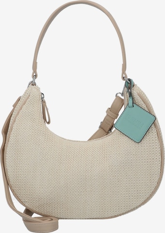 TOM TAILOR DENIM Shoulder Bag 'Ivona' in Beige: front