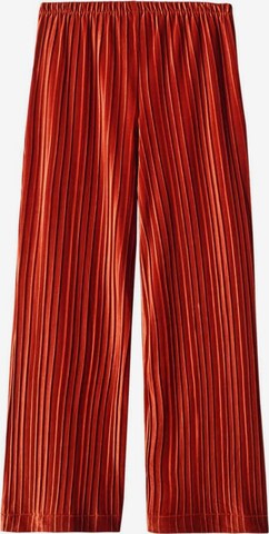 MANGO Wide leg Broek 'Kim' in Oranje: voorkant