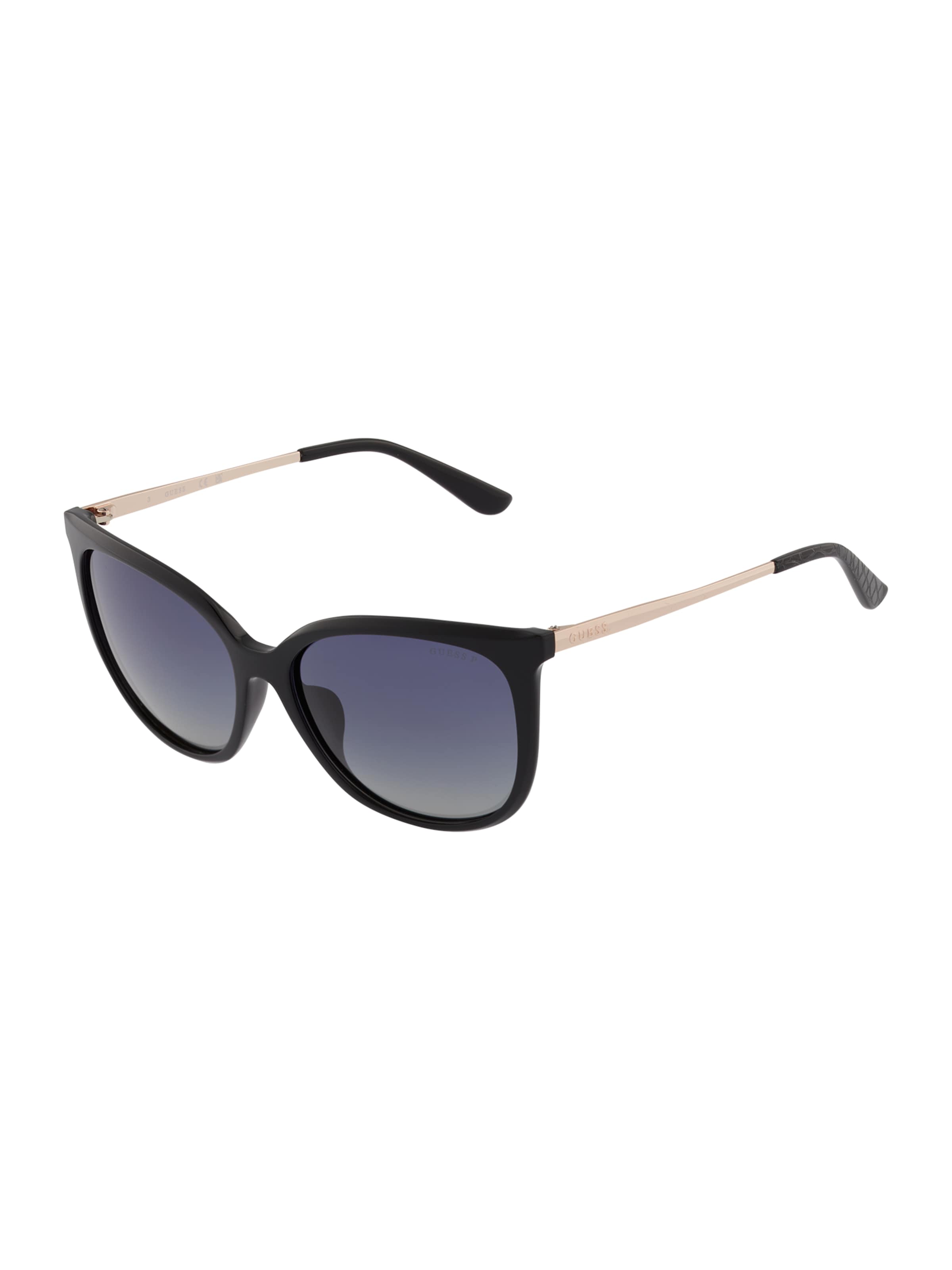 GUESS Päikeseprillid, värv must: eest vaates
