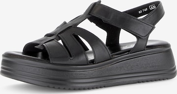 GABOR Sandals in Black: front