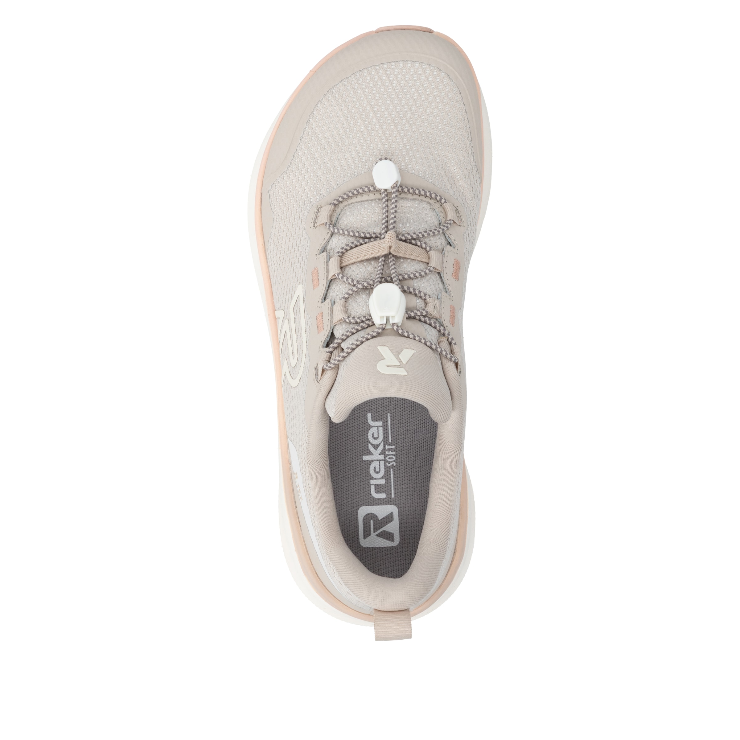 Baskets basses Rieker en beige