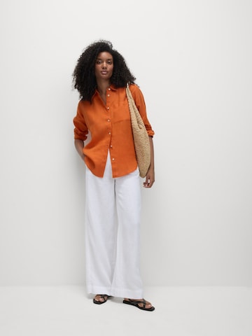 Marks & Spencer Blouse in Oranje: voorkant