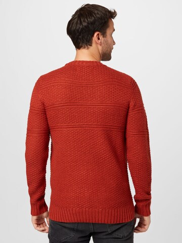 INDICODE JEANS Sweater 'Shores' in Orange