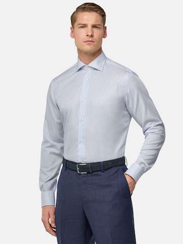 Boggi Milano Regular fit Skjorta 'Ultimate' i blå: framsida
